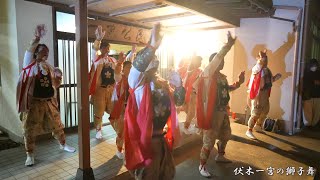 伏木一宮の獅子舞 氣多神社前～公民館(最後) 2023年 / 富山県高岡市