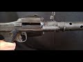 homemade mg34 gbb shell ejecting airsoft gun test