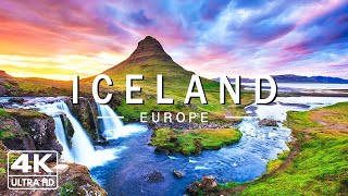 FLYING OVER ICELAND (4K UHD) - Relaxing Music Along With Beautiful Nature Videos (4K Video Ultra HD)