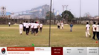 Live Cricket Match | POBITORA PANTHERS vs CHAKRASHILA TUSKERS | 28-Feb-21 12:00 PM | BONGAIGAON PREM