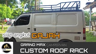 cara membuat roof rack custom fullbody || grand max