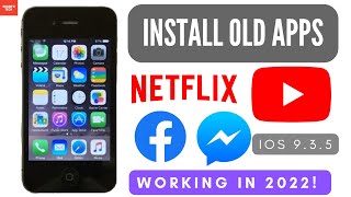 How to Install OLD APPS on iPhone running iOS 9.3.5/ 8.4.1/ 6.1.3 in 2022