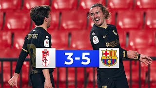 Granada vs Barcelona 3-5 - All Goals & Highlights 2021