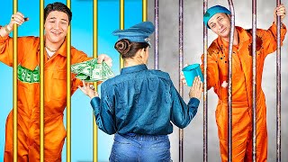 Rich Jail vs Broke Jail / 17 Funny Situations