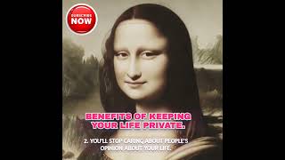 your way to Success  Benefits of keeping your life private. #quotesmotivation #youtube #fact#