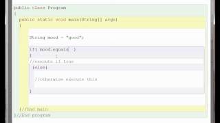 Java If Else String Comparison American Accent