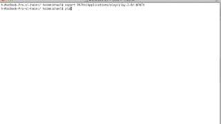Installing Play Framework
