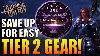 Throne \u0026 Liberty - Important Material Transmutation Changes for Tier 2! - New Gear \u0026 Drop Rates