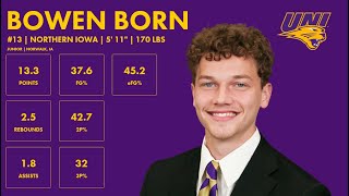 Bowen Born - Northern Iowa - 2023-24 Transfer Portal Highlights