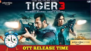 Tiger 3 Prime Video OTT Release Time Update | Tiger 3 India VOD Release Date & Timing