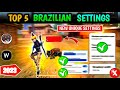 top 5 brazilian settings | brazilian player secret settings | brazilian headshot setting | G.B.D