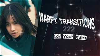 warpy style transition ideas w/ videostar qr codes included