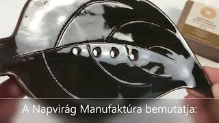 Levél szappantartó a Napvirág Manufaktúrától