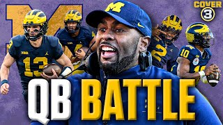 Michigan Wolverines Staff Shake-Up, QB Battle, and Moore! | Cover 3 College Football