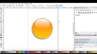 Inkscape Tutorial: Create a Shiny Round Button