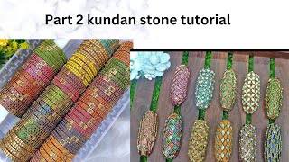 Part 2 | Kundan jewellery making complete guide for beginners | Kundan stone jewellery