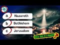 The Ultimate Bible Quiz | Can You Answer Them All 🤔