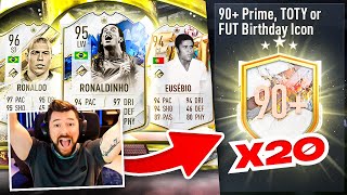 20x 90+ Prime, TOTY or FUT Birthday Icon Packs!!