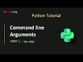 Command Line Arguments in Python | Python argv Using sys Module | Python Tutorial in Hindi