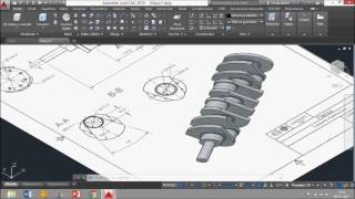 como hacer un eje cigueñal 3D