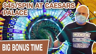 ⚔ Betting $45/Spin at CAESARS PALACE 🎰 HUGE Vegas Spins on HUGE Vegas Slot Machines