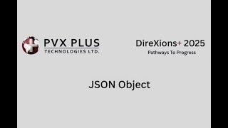 JSON Object - DireXions+ 2025