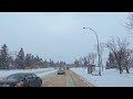 extreme cold 🥶 40°c snow storm hits edmonton 2025 4k video