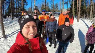 Mäenlaskua laskiaistiistaina - Taitola Joutseno