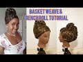 BASKET WEAVE| FRENCH ROLL FOR BEGINNERS 💕💦 #basketweave #frenchrollhairstyles