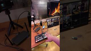 Portable wireless GoPro livestream setup with blackmagic atem mini pro