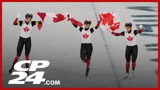 Canadian speedskaters win gold in women’s team pursuit