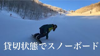 貸切みたいなコースをひたすら滑るだけの映像