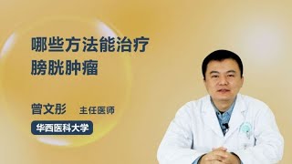 哪些方法能治疗膀胱肿瘤 曾文彤 成都中医药大学附属医院