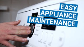 Easy Appliance Maintenance & Troubleshooting Tips