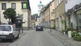 Kleine Stadtrundfahrt durch Lößnitz im Erzgebirge