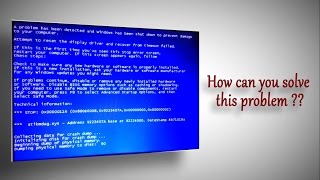 Windows Startup Problem / Repair - Blue screen / Black Screen ( 3 solutions)