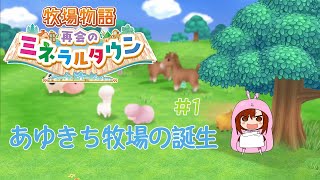 [Switch] 牧場物語 再会のミネラルタウン #1 あゆきち牧場！牧場生活スタート！