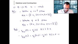 9.5 Matroids, Part V