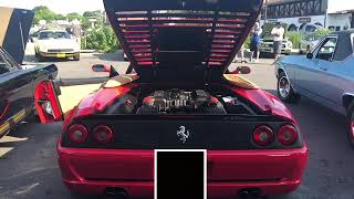 1998 Ferrari 355 convertible Startup And Exhaust Clip