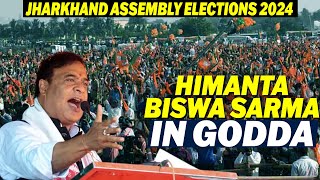 Live:Assam CM Himanta Biswa Sarma addresses public rally in Godda| Jharkhand Assembly Elections 2024