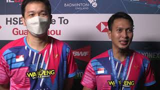 YONEX All England 2022 | Indonesia's Bakri and Daddies reflect on their incredible final! 🇮🇩