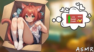 АСМР: ПАРТИЯ ВЫДАЛА ВАМ КОШКА ЖЕНА (ASMR roleplay catgirl кошкожена асмр)