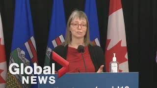 Coronavirus: Alberta continues public health measures despite downward trend | FULL