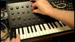 Korg MS-20 Mini Synthesizer Demo #1 Bass Excursion