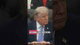 Trump: Son’s wedding ‘not good timing’