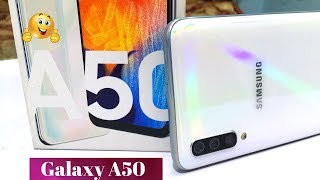 Samsung Galaxy A50 White l Unboxing l Triple Camera l On Screen Fingerprint l मज़ा आ गया 📸✅👍🔥