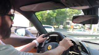 Rifat Cebi Ferrari 488 istanbul rolling in traffic