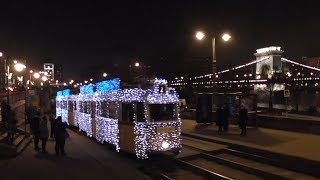 Fényvillamos Budapesten 2019 / Christmas light tram in Budapest