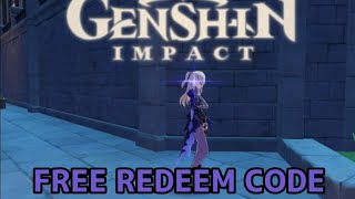 FREE REDEEM CODE - Genshin Impact