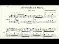 Little Prelude in E Minor (BWV 938) - Johann Sebastian Bach - Piano Repertoire 8